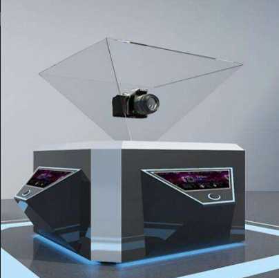 配图 360度全息展示柜