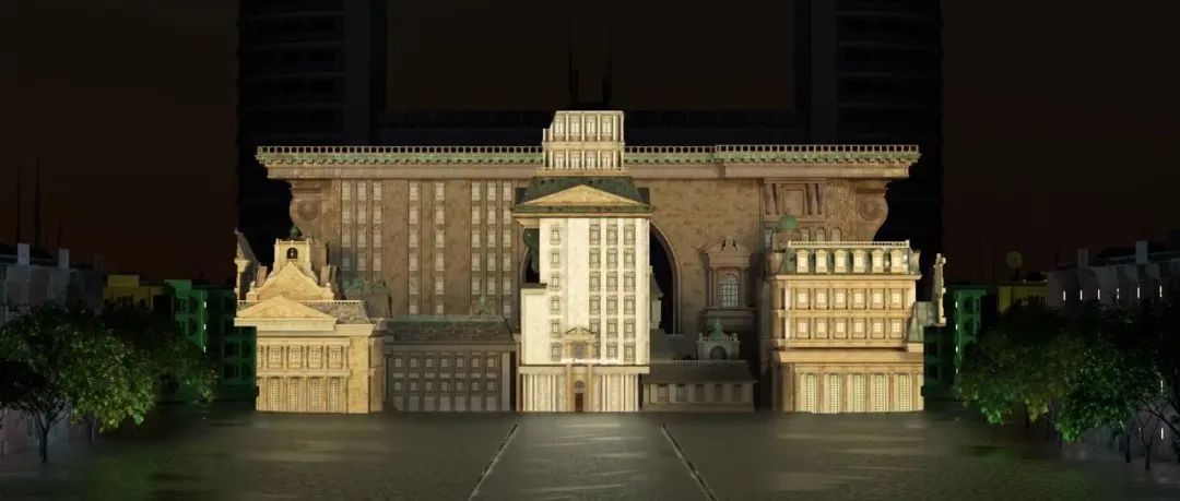 把整个建筑外墙变成光影秀场，用3DMAPPING技术点亮城市的夜晚